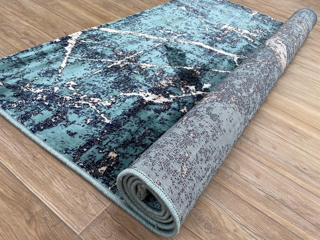 Artistic Stone Crack Texture Designer Rug