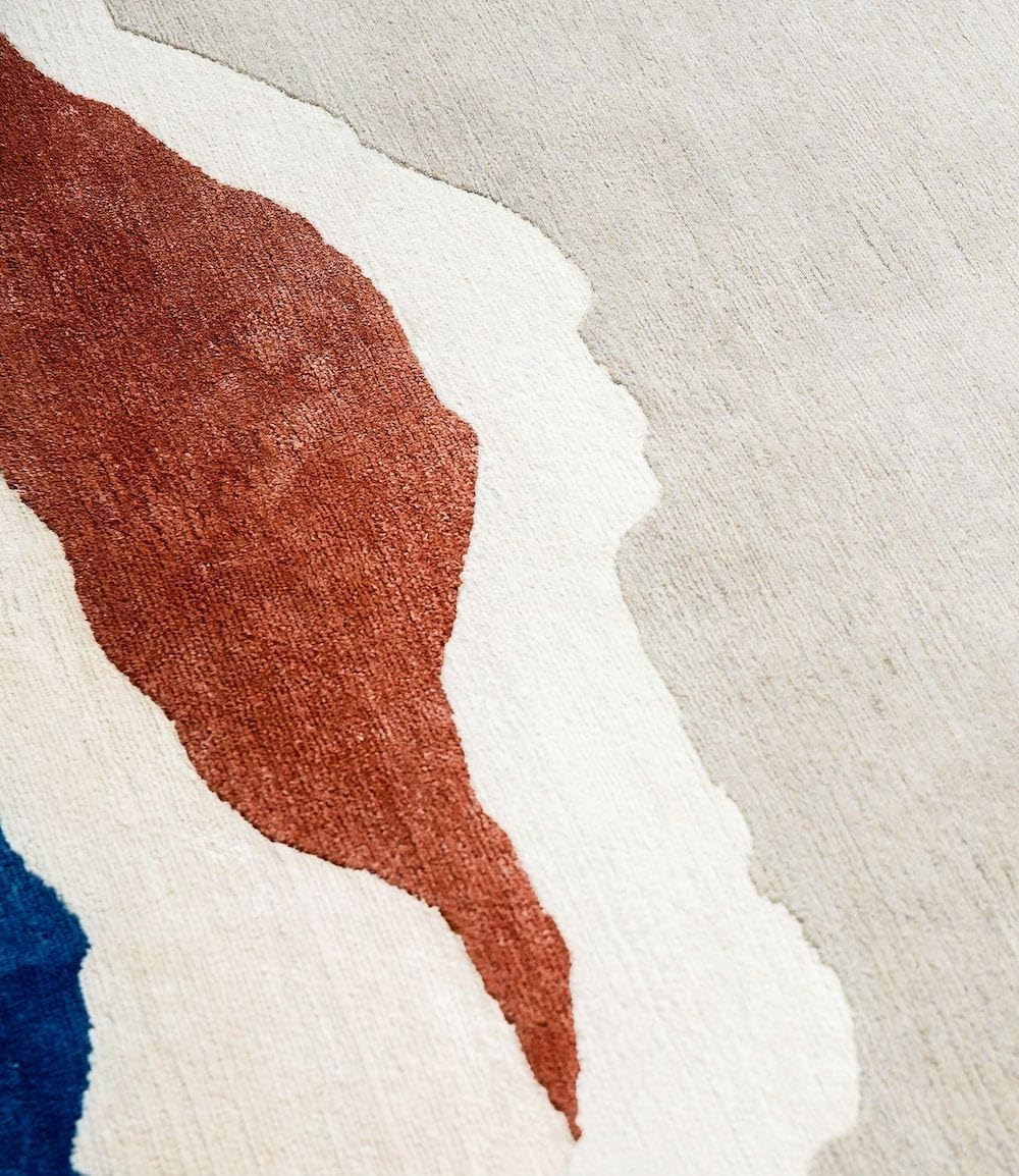 Abstract Edgeform Area Rug