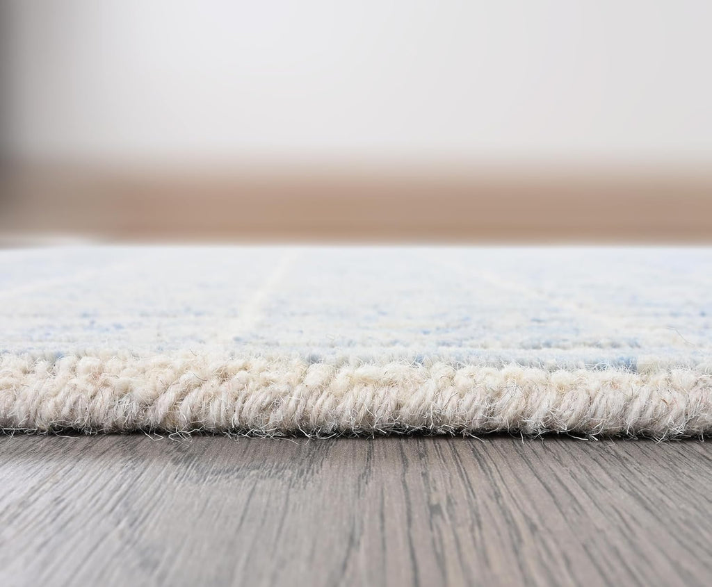 Handmade Rectangular Shape Wool Area Rug | Unique Design and Pattern | Perfect for Living Room, Bedroom Decor