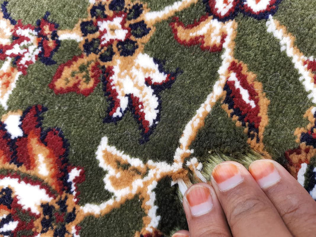 Floral Design Soft Acrylic Carpet for Living Room