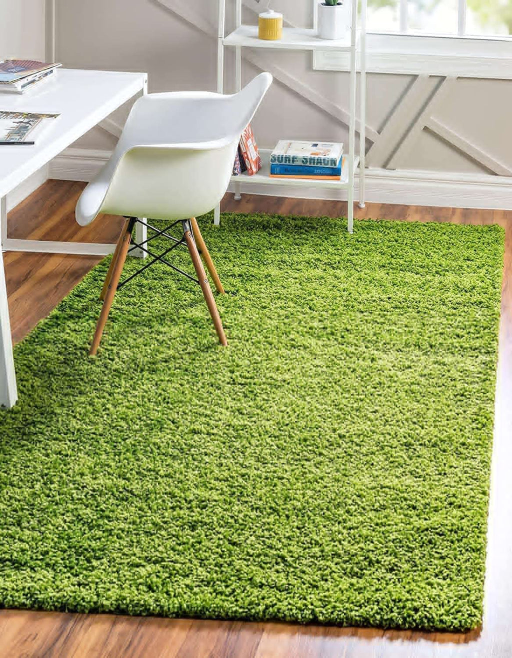 Nature Green Premium Shaggy Carpet