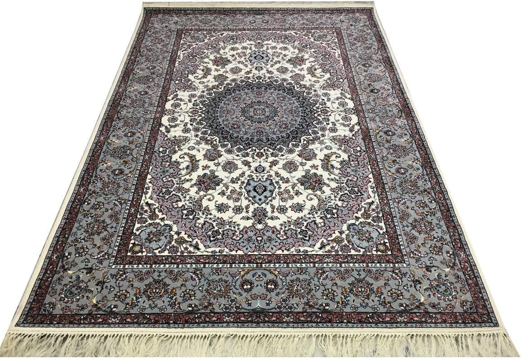 Luxury Irani Living Room Carpet with Soft Vintage Style Design