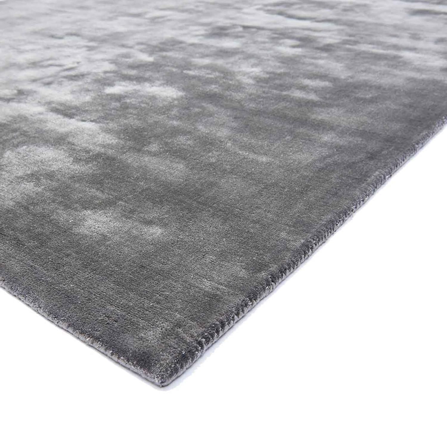 Premium Grey Plain Viscose Carpet