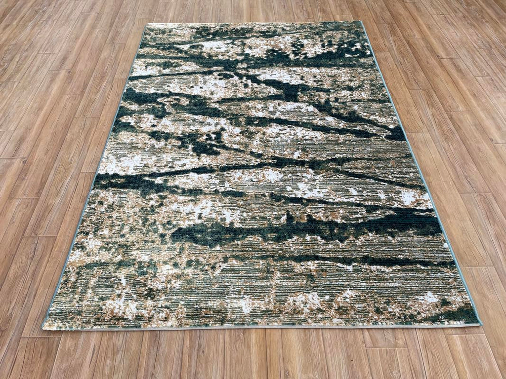 Natural Stone Effect Abstract Area Rug