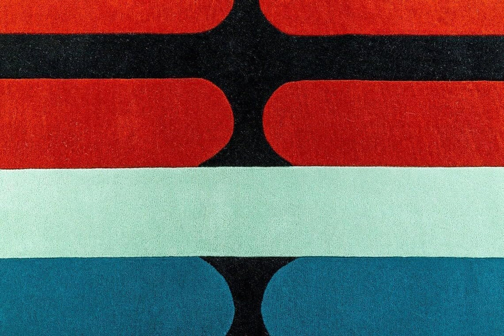 Handmade Tufted Oval Shape Carpet with Super Soft Woolen Carpet for Your Bedroom & Living Room