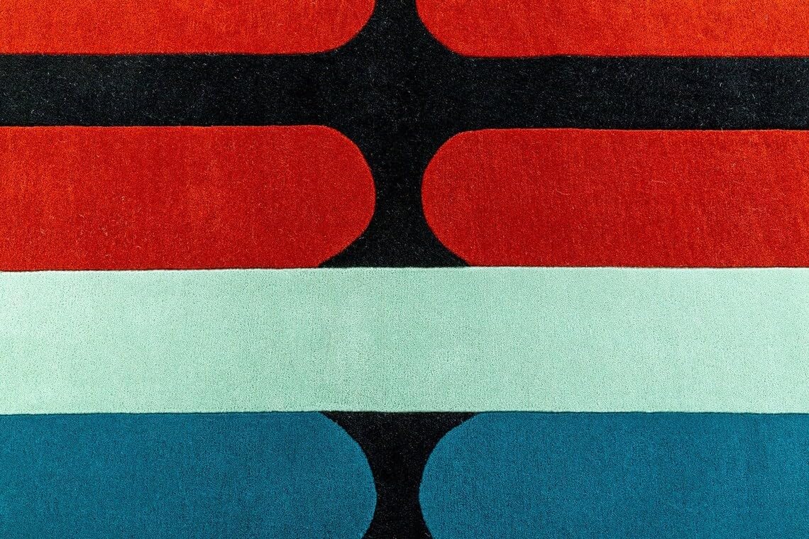 Irregular Floral Area Rug