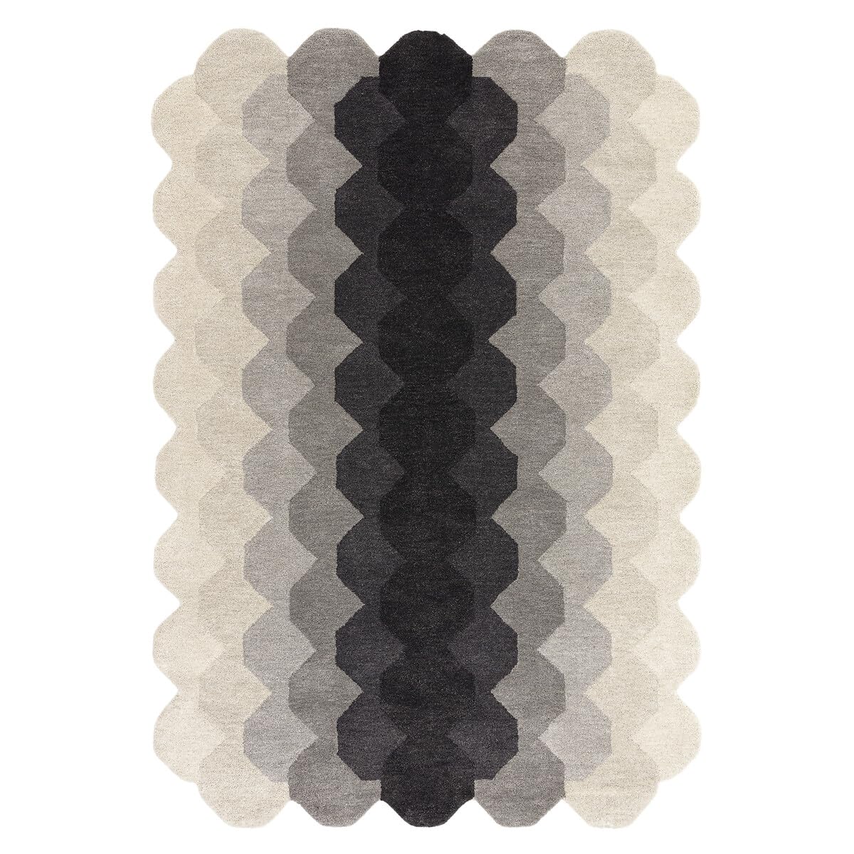 Irregular Floral Area Rug