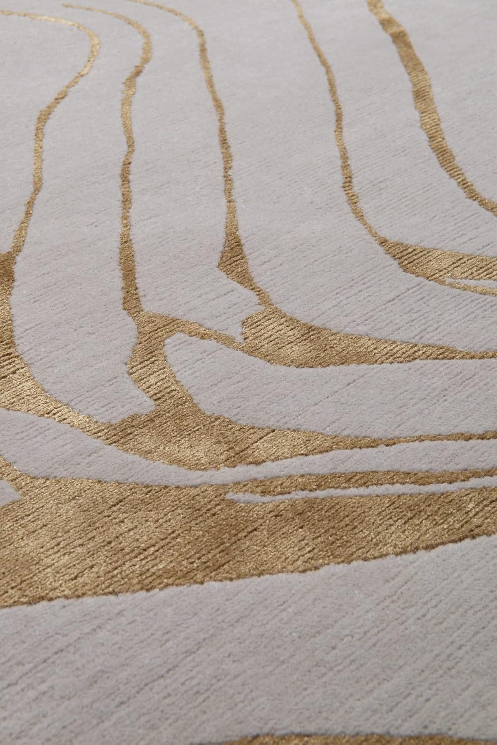 Silk Hand Tufted Carpet Modern Premium Area Rug