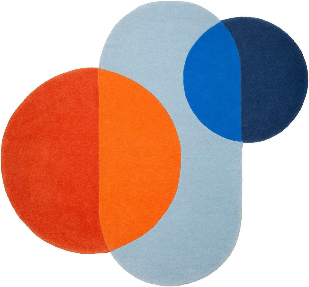 Irregular Floral Area Rug