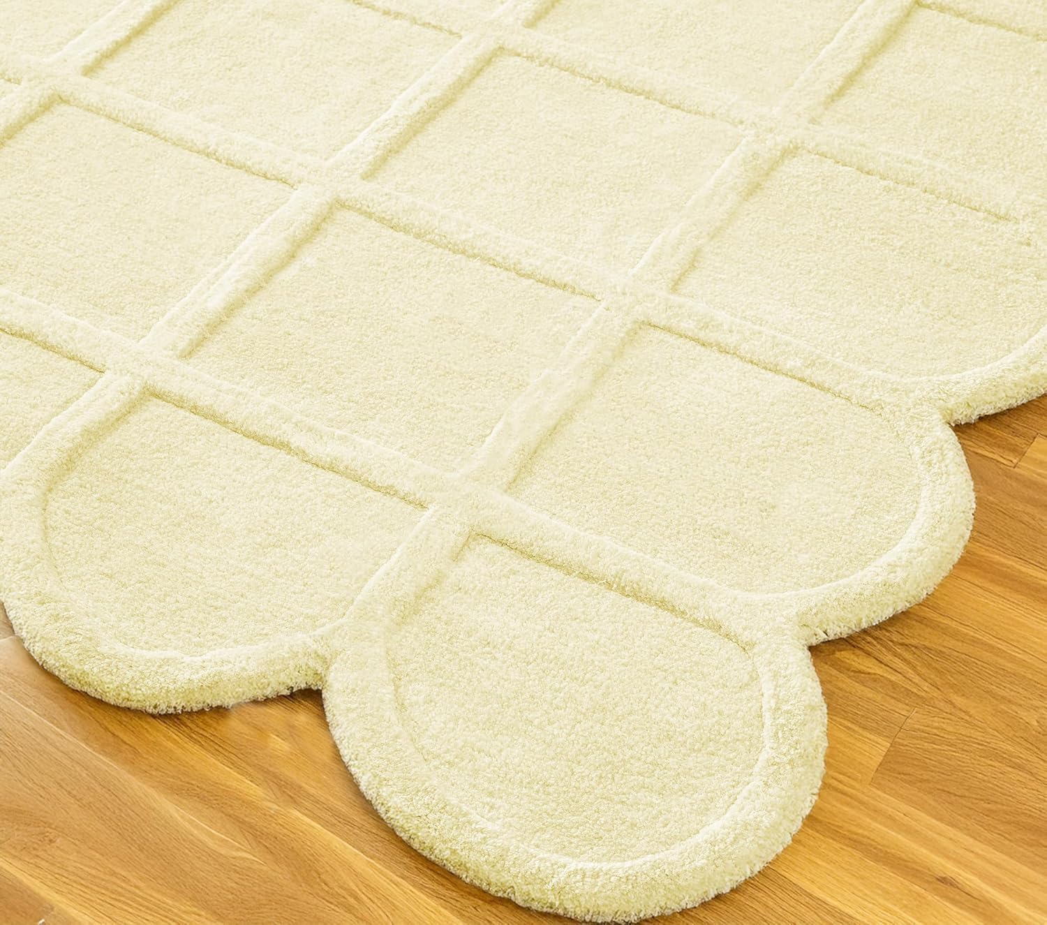 High-Low Hand Tufted Wool Carpets Export Quality for Living Room-Bedroom & Hall