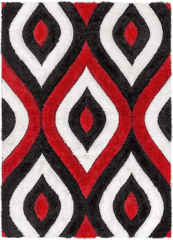 Scarlet Diamond Trellis Rug