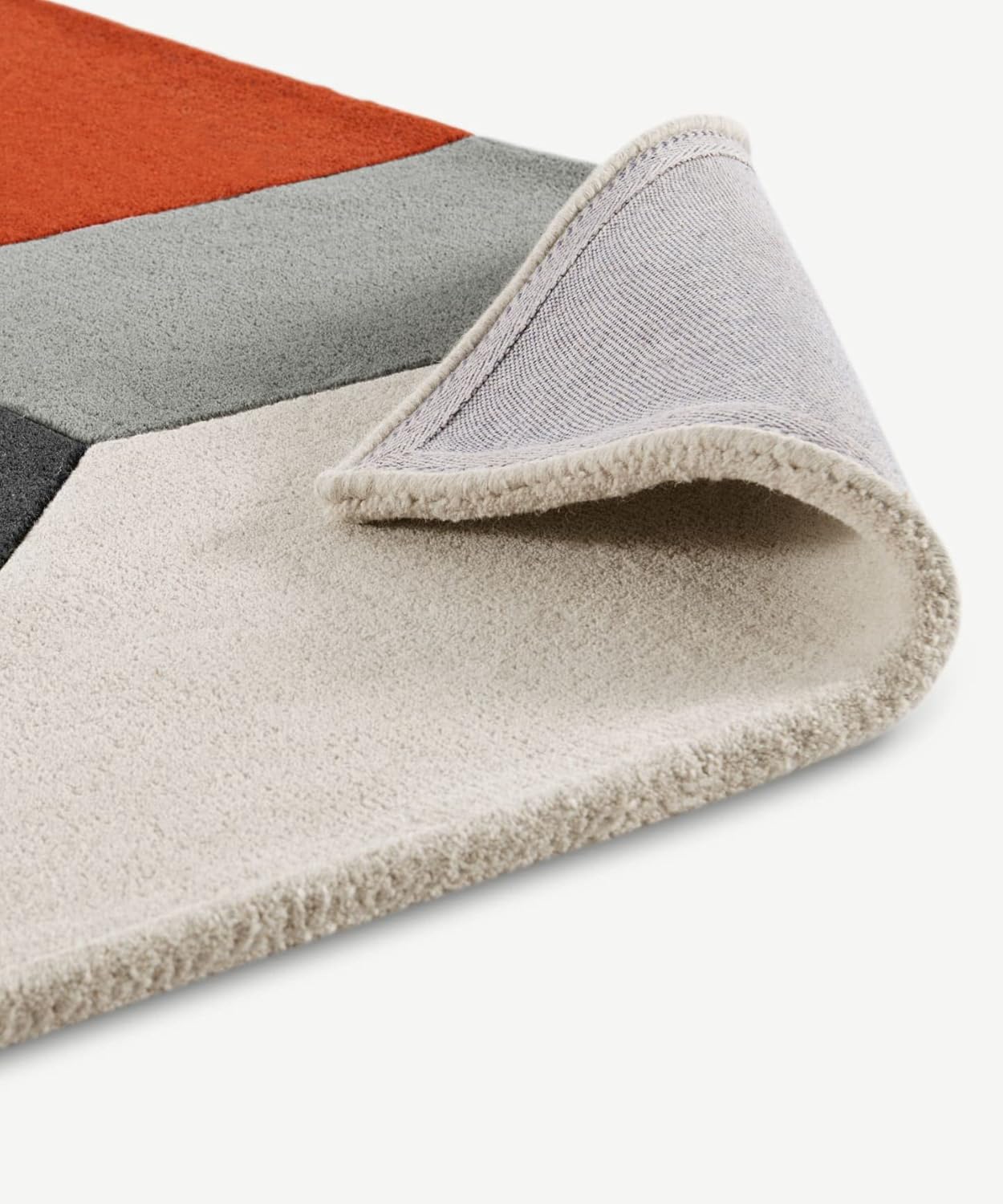 Avant-Garde Geometric Abstract Hand Tufted Carpet