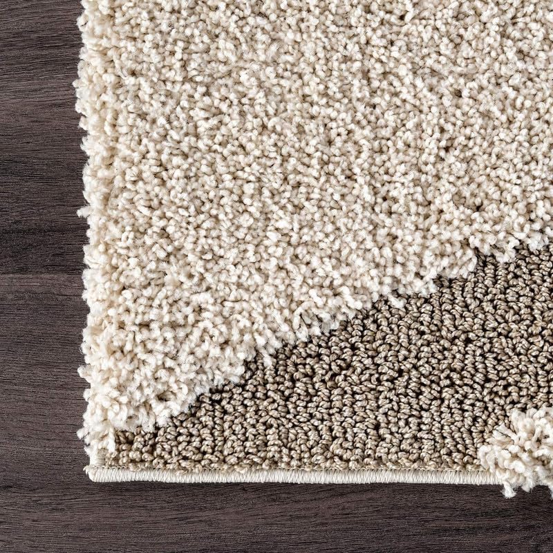 Abstract Flowing Curves Area Rug