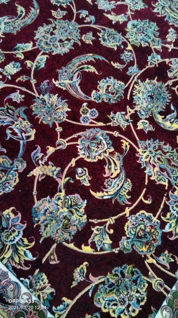 Luxury Irani Red Floral Vine Area Rug