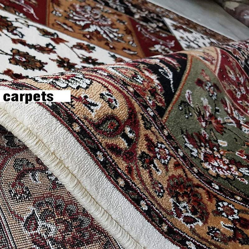Floral Design Soft Acrylic Carpet for Living Room