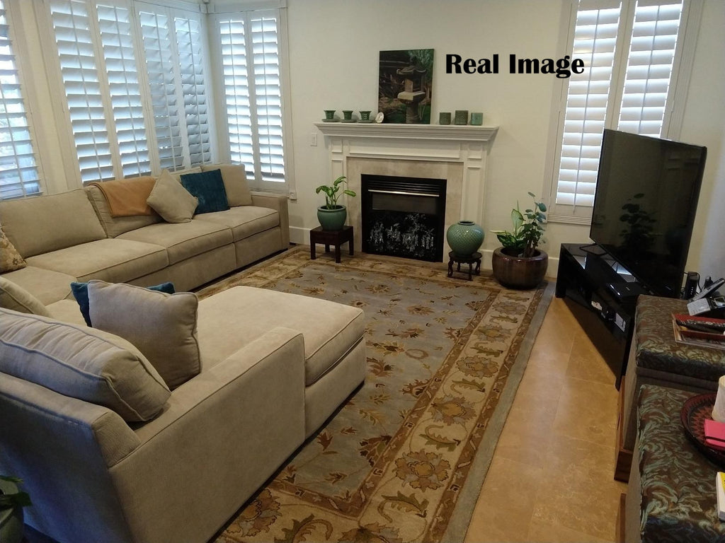 Traditional New Zealand Wool Floral Area Rug