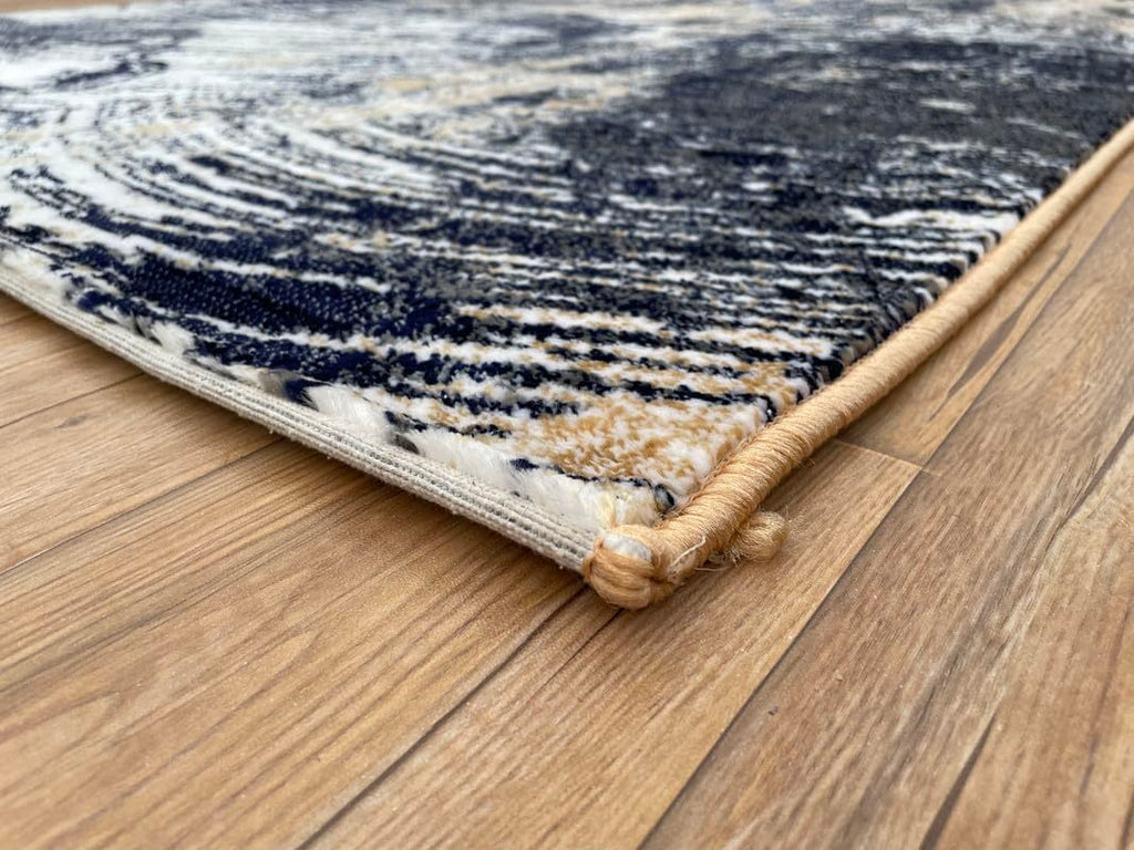 Luxury Brushstroke Design Neutral Tone Rug