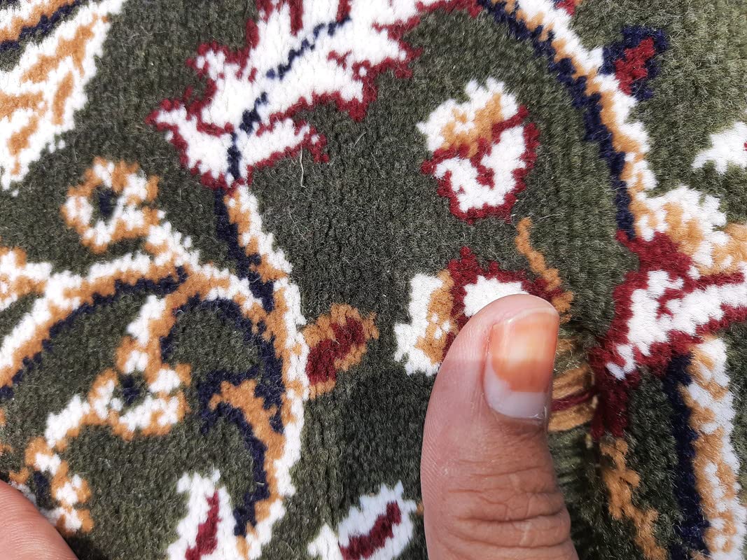 Floral Design Soft Acrylic Carpet for Living Room