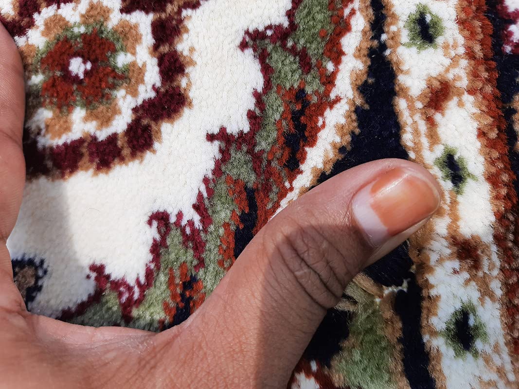 Floral Design Soft Acrylic Carpet for Living Room