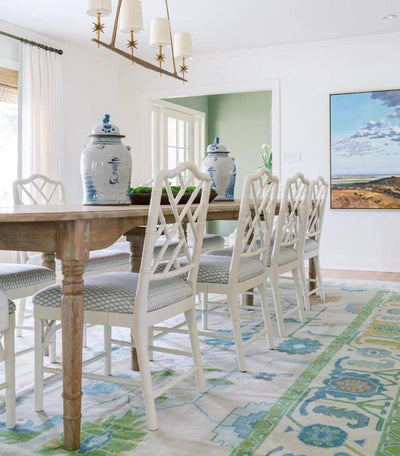 Hand Knotted Oushak Rug for Living Room, Dining Room, Office, Bedroom, Hand Knotted Wool Rug