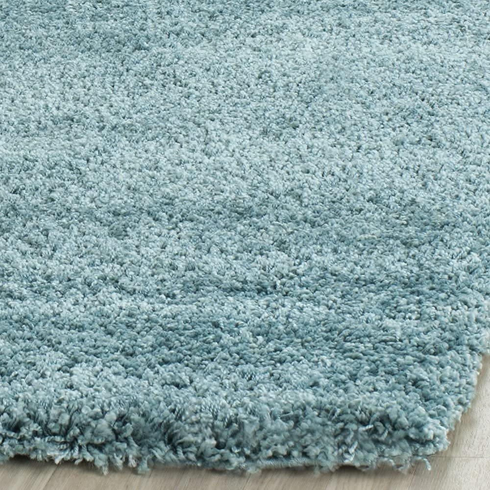 Serene Blue Premium Shaggy Carpet