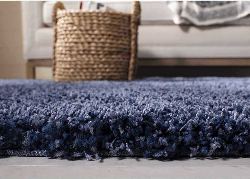 Navy Blue Luxury Shaggy Carpet