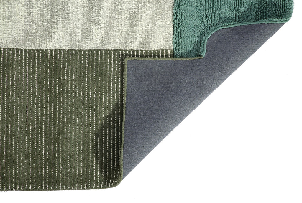 Designer Patchwork Wool Rug