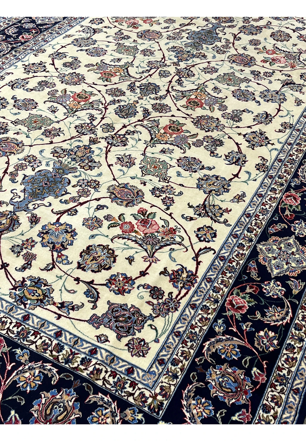 Hand-Knotted Persian Tree of Life Rug