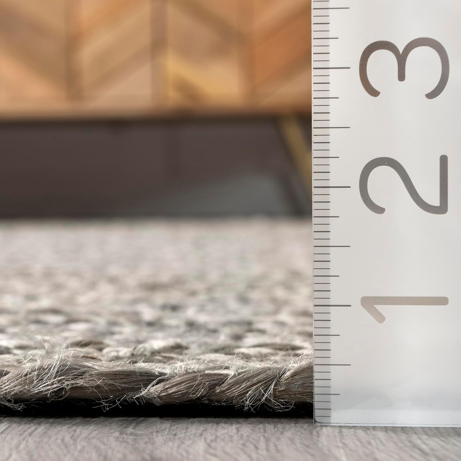 Natural Gray Farmhouse Jute Carpet