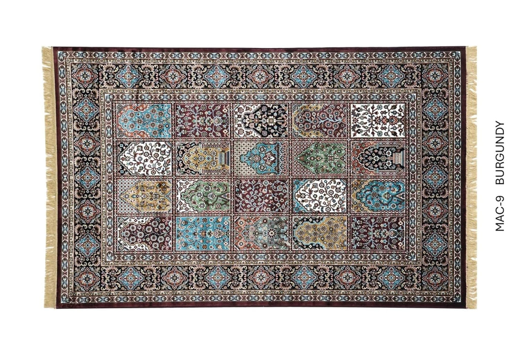 Boho Qom Oriental Area Rug,