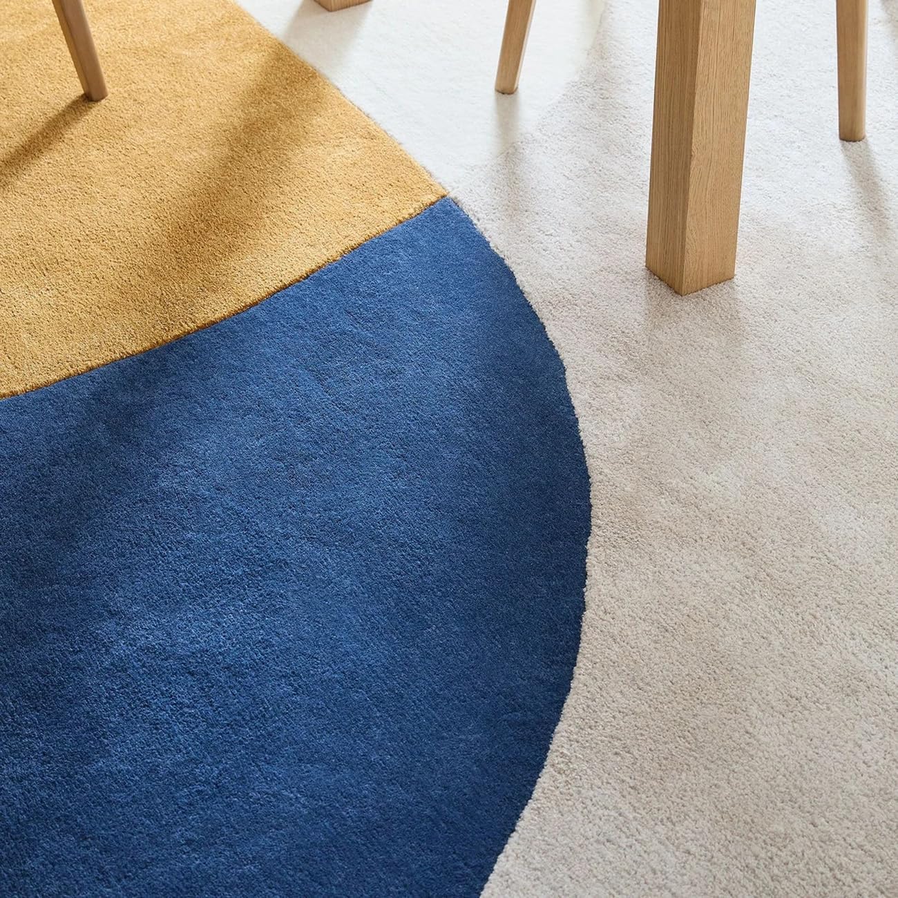 Irregular Floral Area Rug