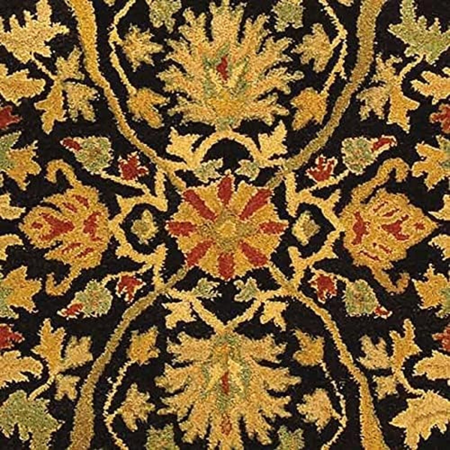 Floral Woolen Handmade Rectangular Bedroom Drawing Room Hall and Floor