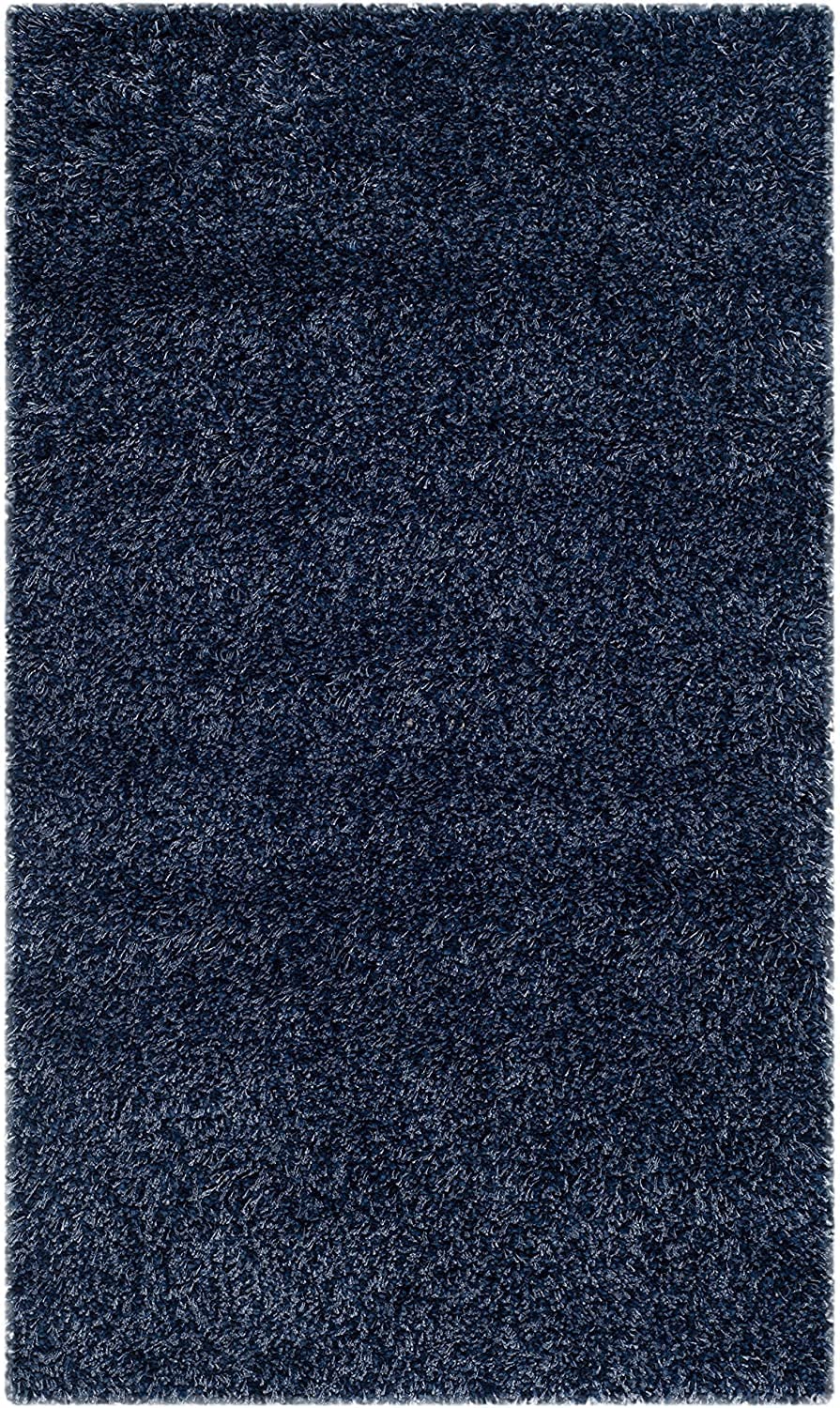 Navy Blue Luxury Shaggy Carpet