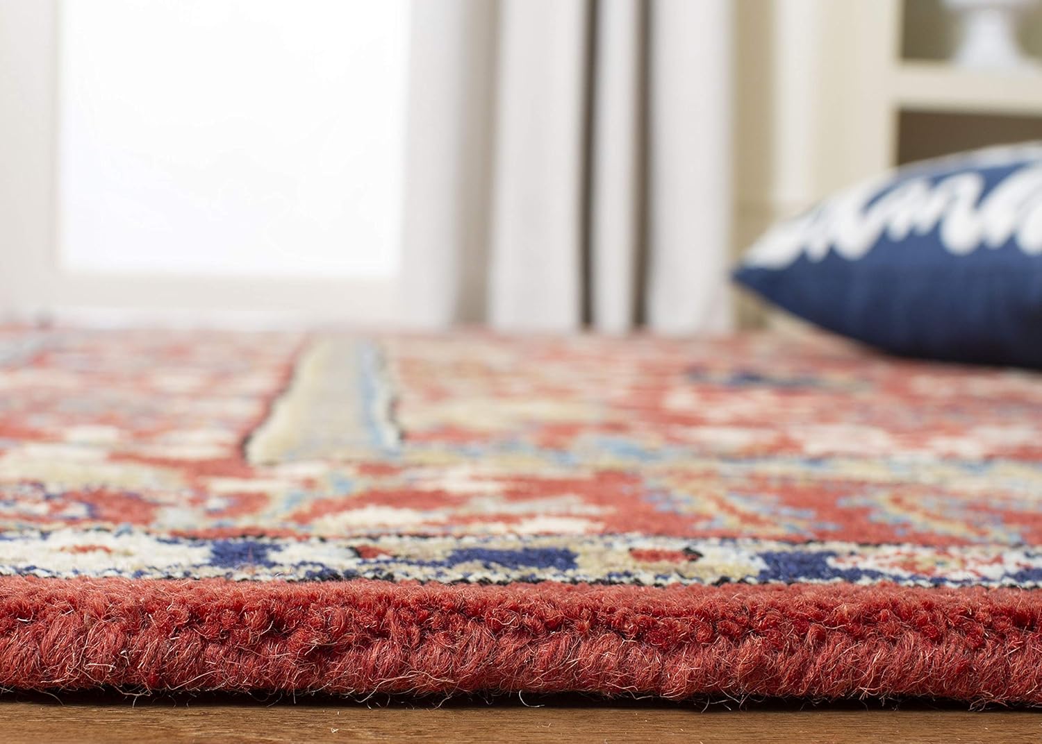 Rust Red Traditional Carpet