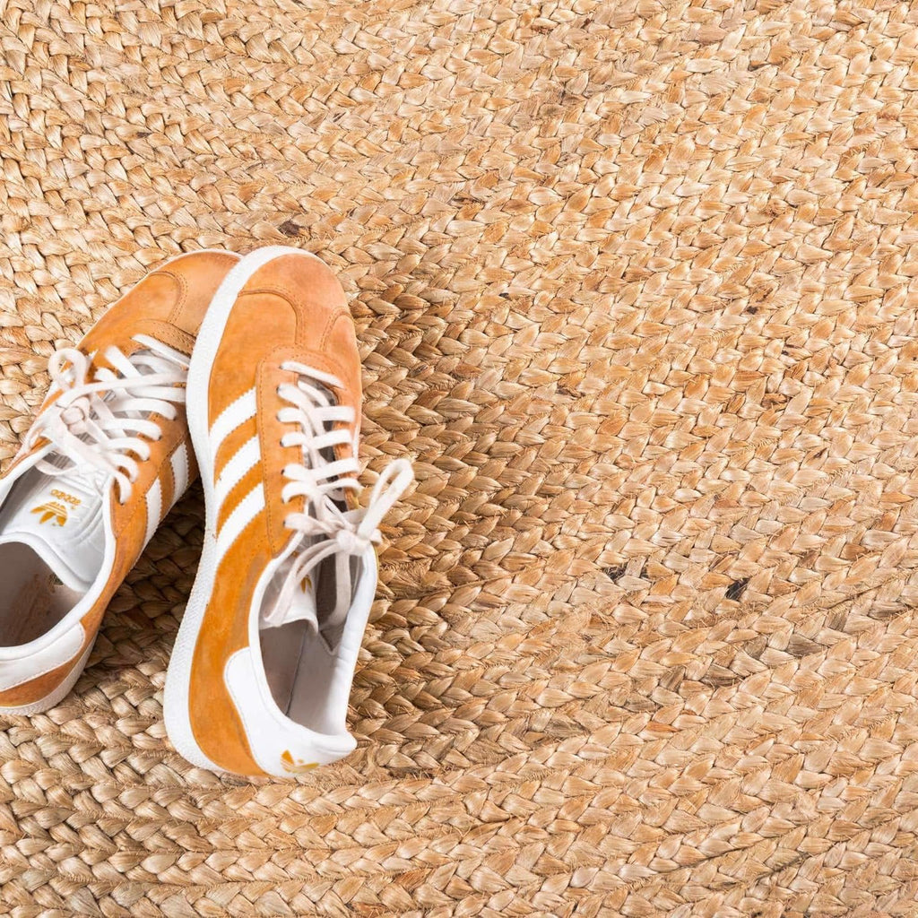 Organic Fiber Round Jute Carpet
