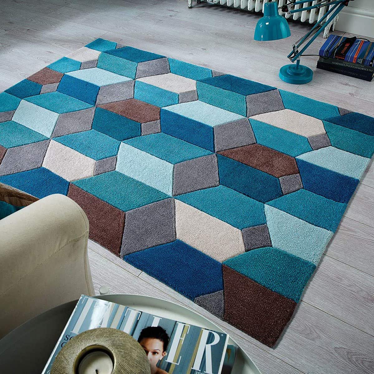 Hand Tufted Wool Carpets Export Quality for Living Room-Bedroom & Hall