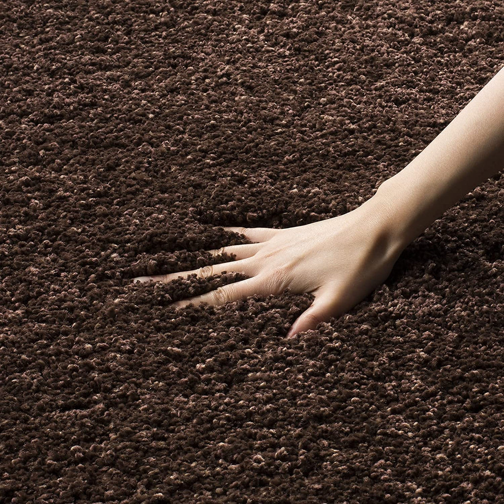 Premium Coffee Brown Shaggy Carpet