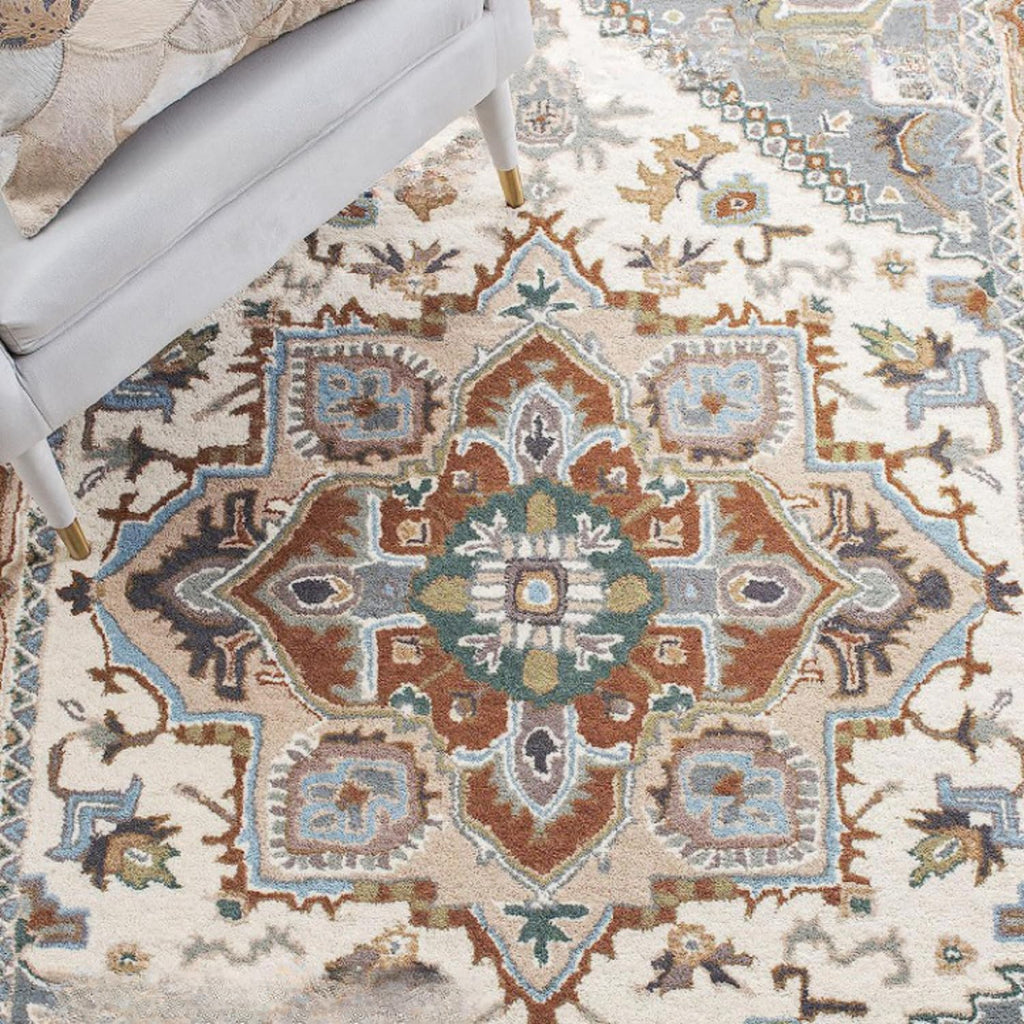 Persian Floral Wool Rug