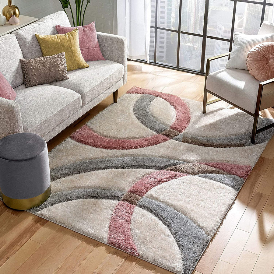 Elegant Curve Design For Modern Interiors Carpet & Rug