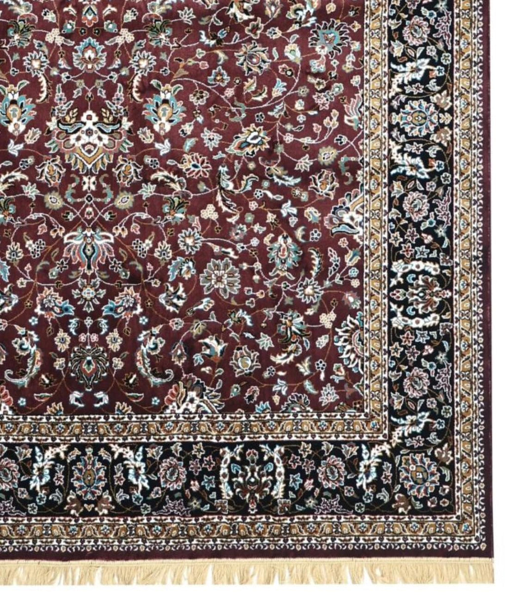 Classic Floral Oriental Border Rug