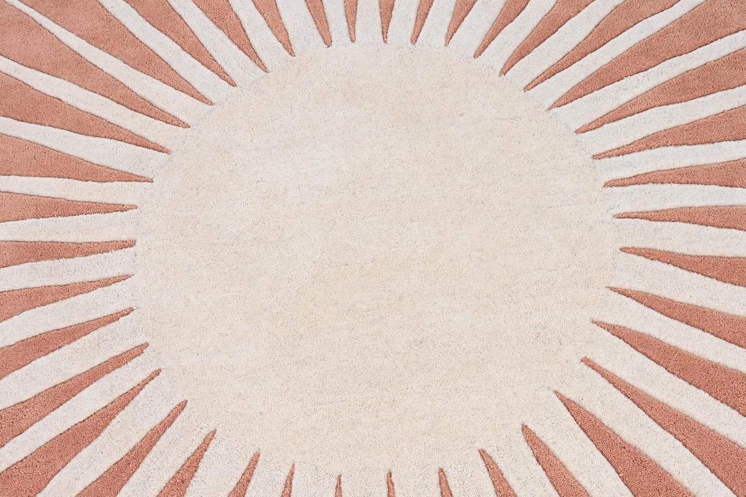 Export Quality Handmade Woollen Round Carpet – Elegant Living Room Floor Rug