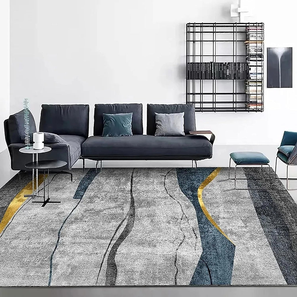 Premium Grey Linear Viscose Carpet