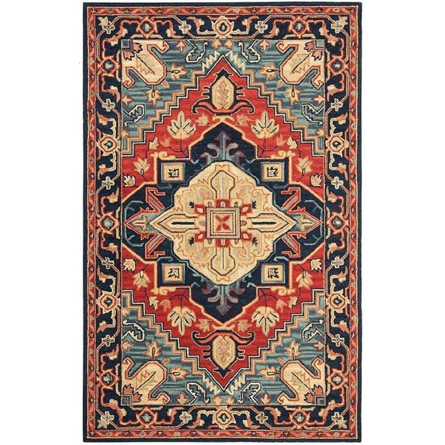 Persian Floral Wool Rug