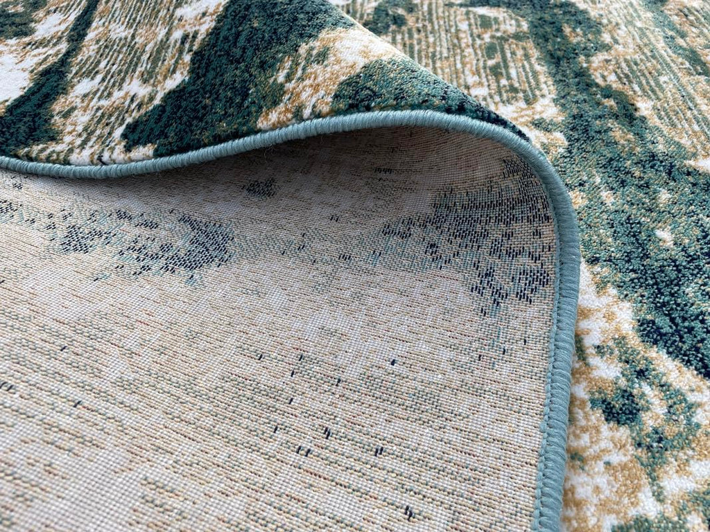 Natural Stone Effect Abstract Area Rug
