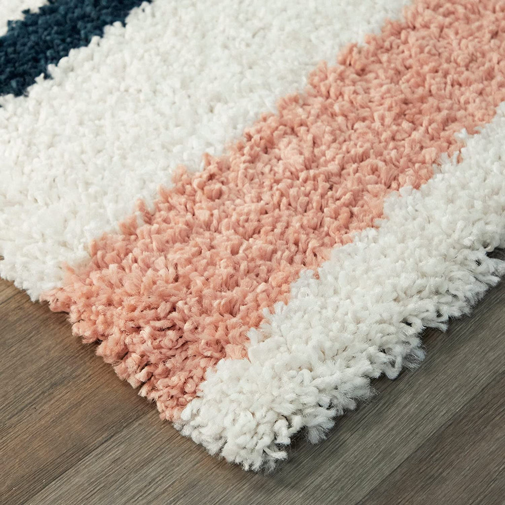 Premium Soft White Linear Carpet & Rug