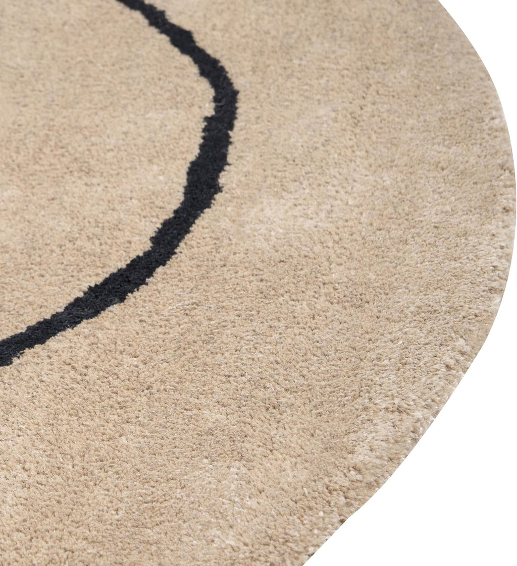 Minimalist Viscose Silk Area Rug