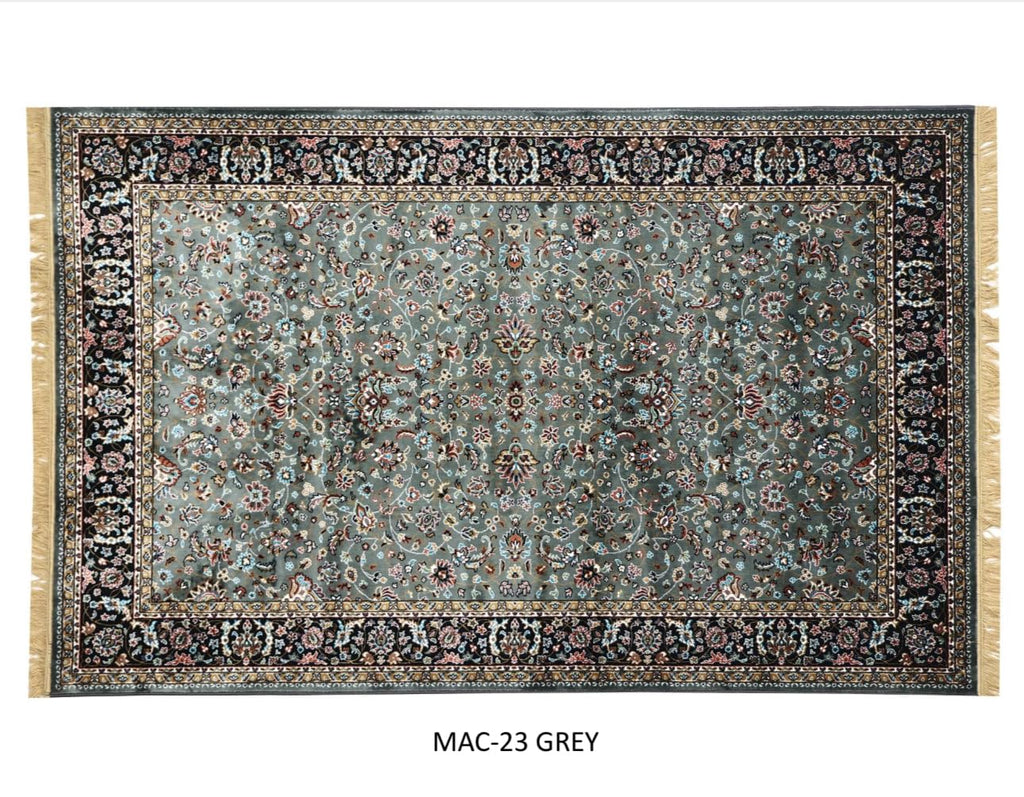 Elaborate All Over Floral Persian Silk Rug