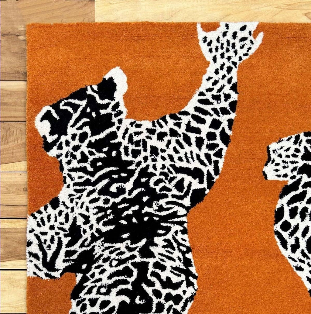 Animal Print Hand Tufted Carpet