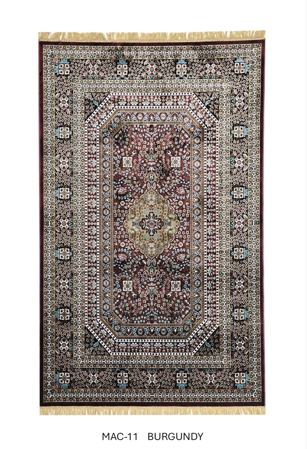 Luxury Brown Medallion Rug