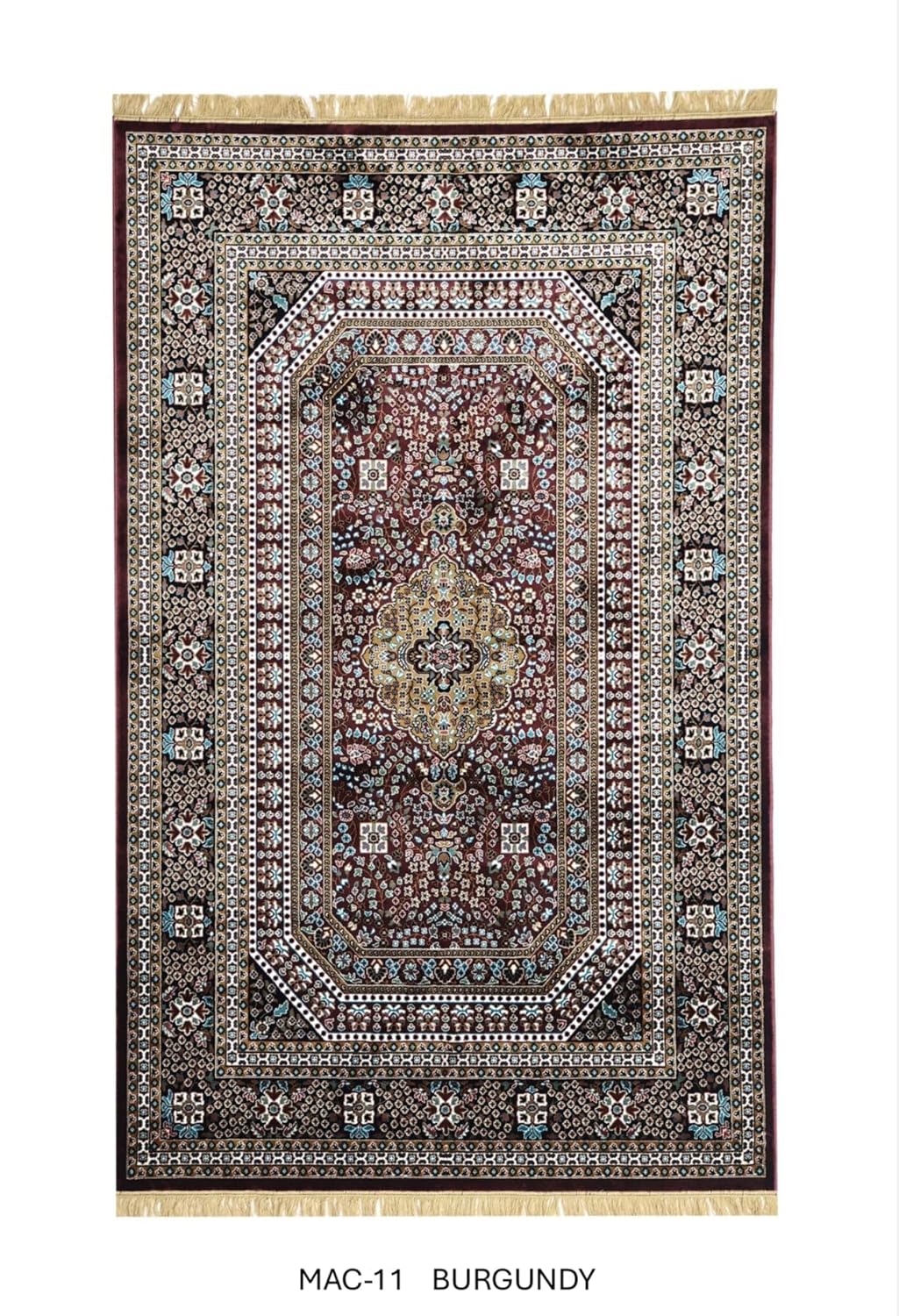 Luxury Brown Medallion Rug
